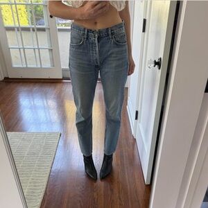 Citizens Of Humanity Blue Straight Leg Jeans